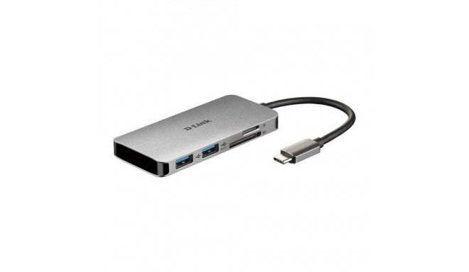 D-Link DUB-M610 laptop dock/port replicator Wired USB 3.2 Gen 1 (3.1 Gen 1) Type-C Aluminium