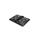 DeepCool U PAL notebook cooling pad 39.6 cm (15.6&quot;) 1000 RPM Black