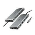 AUKEY CB-C78 interface hub USB Type-C 5000 Mbit/s Silver