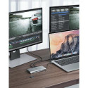 Aukey USB hub CB-C78 USB-C 5000Mbit/s, silver