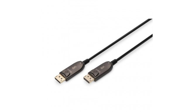 Digitus DisplayPort AOC Hybrid Fiber Optic Cable, UHD 8K, 20 m