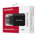 Axagon ACU-DS16 mobile device charger Mobile phone, Power bank, Smartphone, Tablet, Universal Black 