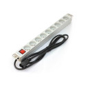 Digitus A-19-STRIP-4-IMP power distribution unit (PDU) 9 AC outlet(s) 1U White