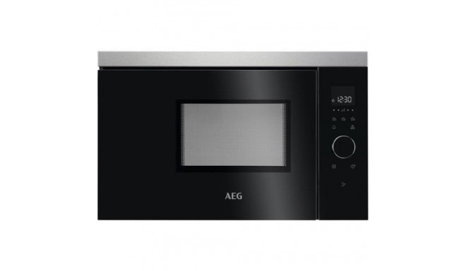 AEG MBB1756SEM Black, Stainless steel Solo microwave Built-in 17 L 800 W