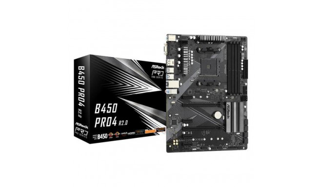 Asrock B450 Pro4 R2.0 AMD B450 Socket AM4 ATX