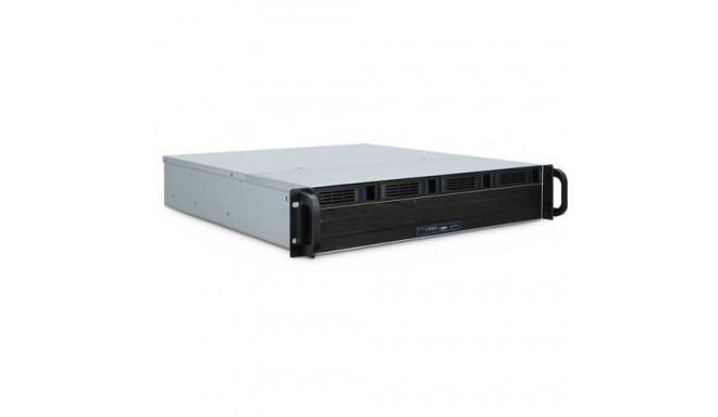 Inter-Tech 2U 2404L S-ATA Rack Black, Grey