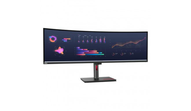 Lenovo ThinkVision P49w-30 LED display 124.5 cm (49&quot;) 5120 x 1440 pixels DQHD Black