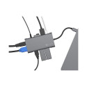 ICY BOX IB-DK4040-CPD Wired USB 3.2 Gen 1 (3.1 Gen 1) Type-C Anthracite, Black
