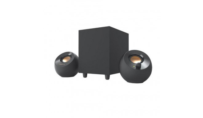 Creative Labs Creative Pebble Plus speaker set 8 W Home Black 2.1 channels