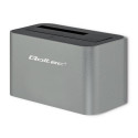 Qoltec 50315 storage drive docking station USB 3.2 Gen 1 (3.1 Gen 1) Type-A Silver