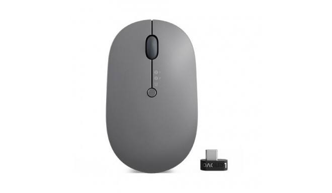 Lenovo Go Multi-Device mouse Office Ambidextrous RF Wireless + Bluetooth Optical 2400 DPI