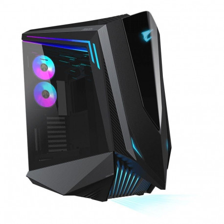 Gigabyte AORUS C700 GLASS ATX FullTower must aknaga korpus ilma toiteplokita