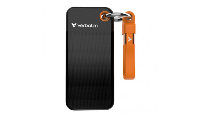 Verbatim Pocket SSD 1TB USB-C 3.2 Gen 2 must/oranž