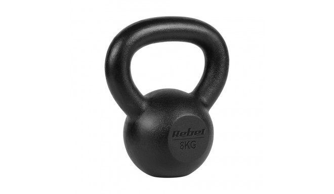 Cast iron kettlebell 8kg, REBEL ACTIVE