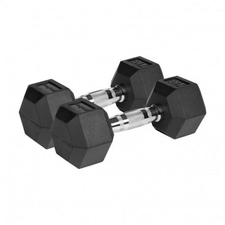 REBEL ACTIVE HEX hantlid 2x7kg kummikattega malmist