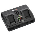 YT. SMART CHARGER DUAL 18V (2.4-4.5A)