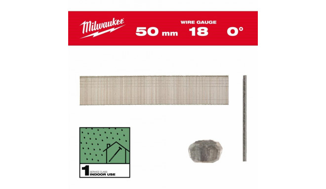 MILWAUKEE PIN STICKS 18G/50mm /5000pcs. - M18FN18GS