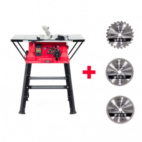 NAC. TABLE SAW 2000W 4x BLADE 254mm