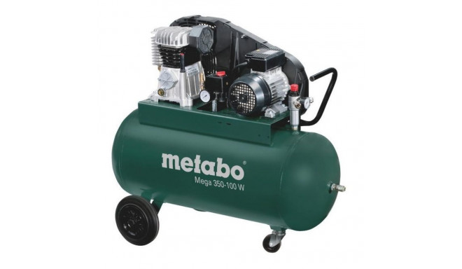 METABO. MEGA COMPRESSOR 350-100 W 230V 90L 10BAR 250L/MIN OIL