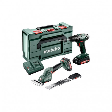 METABO. Komplektilaatik 18V 2.2.5 (BS 18 + SGS 18 LTX) Q 2x2,0Ah