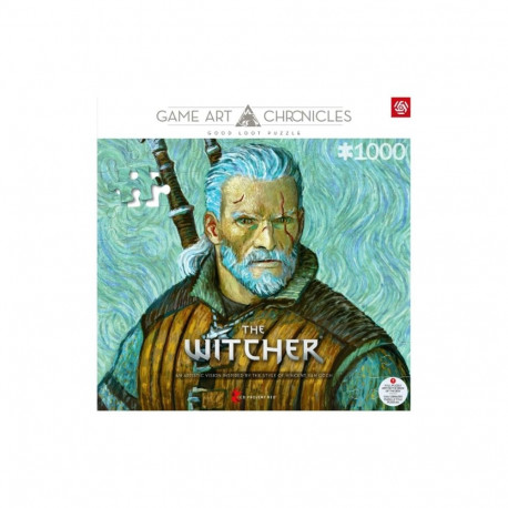 Good Loot Game Art Chronicles pusle: The Witcher Geralt & Vincent van Gogh (1000 elementi)