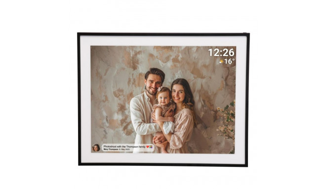 Denver photo frame with FRAMEO 19" 32GB black