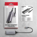 Axagon ADE-TXPD sülearvuti dokk/pordilaiend Juhtmega USB 3.2 Gen 1 (3.1 Gen 1) Type-C Hall