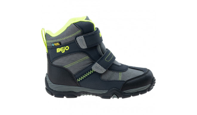 Bejo CLASSIC BATHURSTI JR SHOES BLACK/MID GRAY/LIME 29