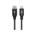 Goobay | Lightning USB-C Laadimis- ja Sünkroonimiskaabel | Ümmargune kaabel