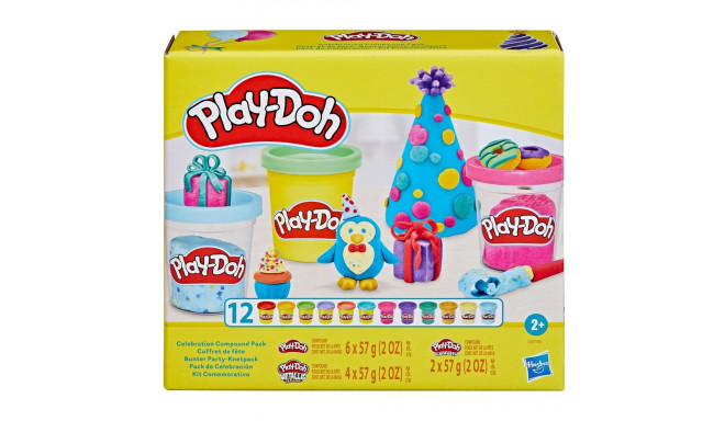 PLAY-DOH celebration compound pack 12 pcs