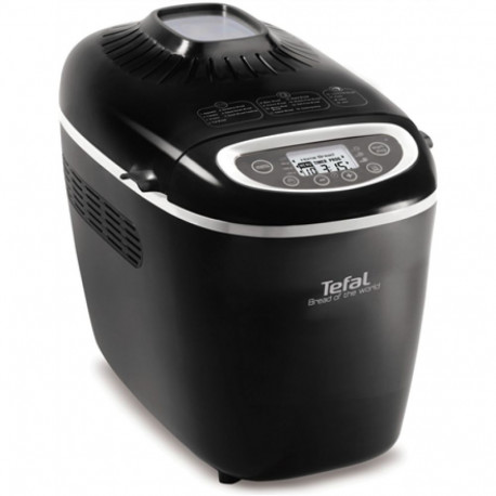 TEFAL PF611838 Bread Maker 19 programs 3 bread sizes: 750 1000 1500g Display Power 1600W Black