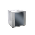 SOMI Networks | 27U, 19″ Network Wall Cabinet | 27U-60/45FPC | Gray | With Front Glass Doors; Unasse