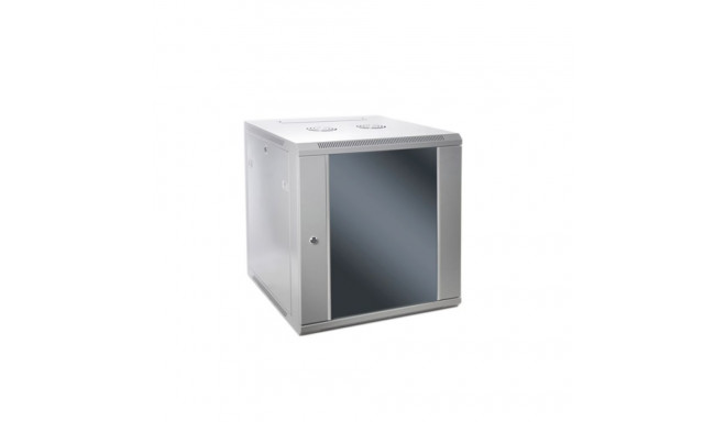 SOMI Networks | 27U, 19″ Network Wall Cabinet | 27U-60/45FPC | Gray | With Front Glass Doors; Unasse