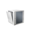 SOMI Networks | 18U, 19″ Network Wall Cabinet | 18U-60/45FPC | Gray | With Front Glass Doors; Unasse