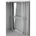 SOMI Networks | 22U, 19″ Network Wall Cabinet | 22U-60/60FPC | Gray | With Front Glass Doors; Unasse