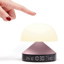 Lexon Mina Sunrise Alarm Clock with Light Pink LR153MLP