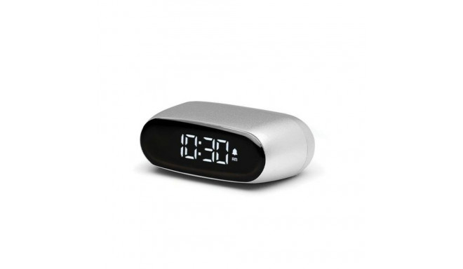 Lexon Minut Mini Alarm Clock aluminum LR154AP