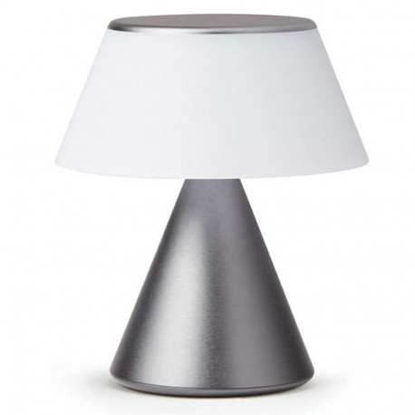 Lexon Luma M LED Lamp gun gray LH87MX