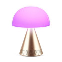 Lexon Mina Audio L LED lamp bluetooth kõlariga kuldne/kuldne LH76MD
