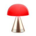 Lexon Mina Audio L LED lamp bluetooth kõlariga kuldne/kuldne LH76MD