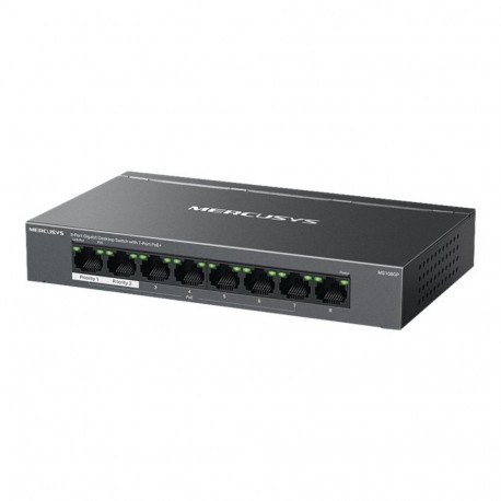 Mercusys MS108GP 8-Port Gigabit Desktop Switch with 7-Port PoE+
