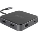 Acer 7-ühes USB Type-C Dokkimisjaam | Ethernet LAN (RJ-45) portide arv 1 | DisplayPortide arv 1 | HD