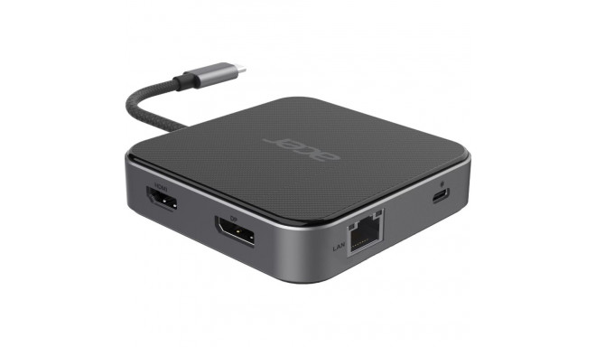 Acer 7-ühes USB Type-C Dokkimisjaam | Ethernet LAN (RJ-45) portide arv 1 | DisplayPortide arv 1 | HD