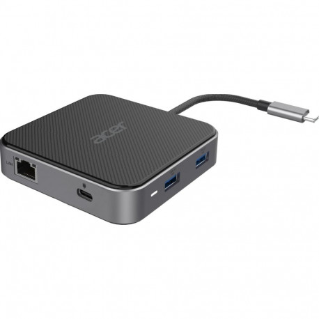 Acer 7-in-1 USB Type-C Dock | Ethernet LAN (RJ-45) ports 1 | DisplayPorts quantity 1 | HDMI ports qu
