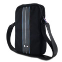 BMW BMTB10COMPVSKL Tablet Bag 10" Black Nylon Blue Stripe