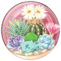 Popsockets 2 Bulbasaur Terrarium 112661 Phone Holder and Stand - Licensed