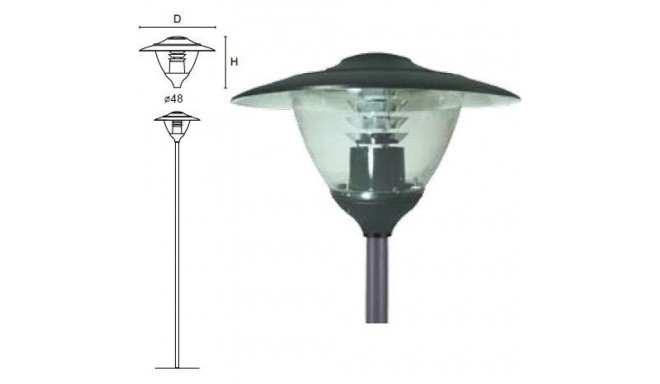 Es-System Park luminaire 70W OCP-70.B-PC/II ESCLS (3130100)