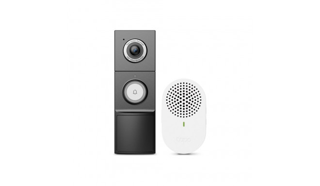 TP-LINK Video Doorbell Camera | Tapo D235 | 5 MP | 1.18mm/F1.8 | IP66 | H.264 | Micro SD, Max. 512