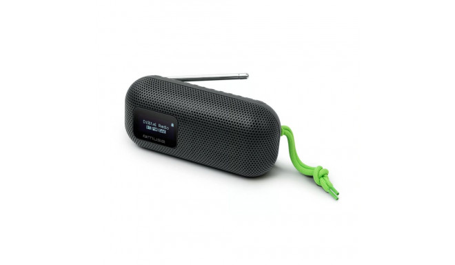Muse M-750 FBT 10 W veekindel must kaasaskantav Bluetooth FM-raadioga kõlar juhtmevaba ühendusega