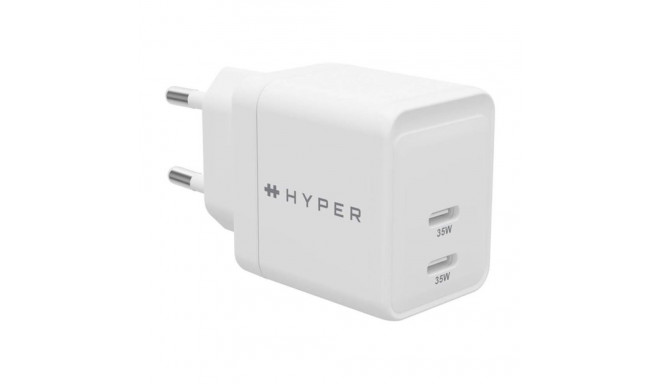 Hyper HyperJuice 35W USB-C GaN Laadija | Valge